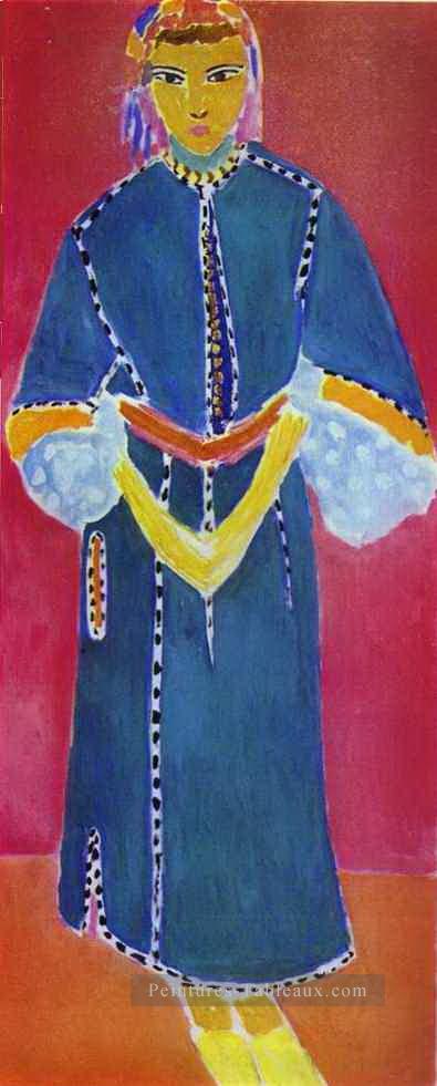 Femme marocaine Zorah Debout fauvisme abstrait Henri Matisse Peintures à l'huile